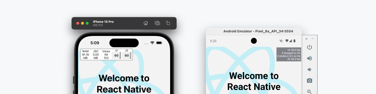 El monitor de rendimiento en iOS y Android