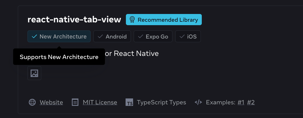 React Native 组件目录
